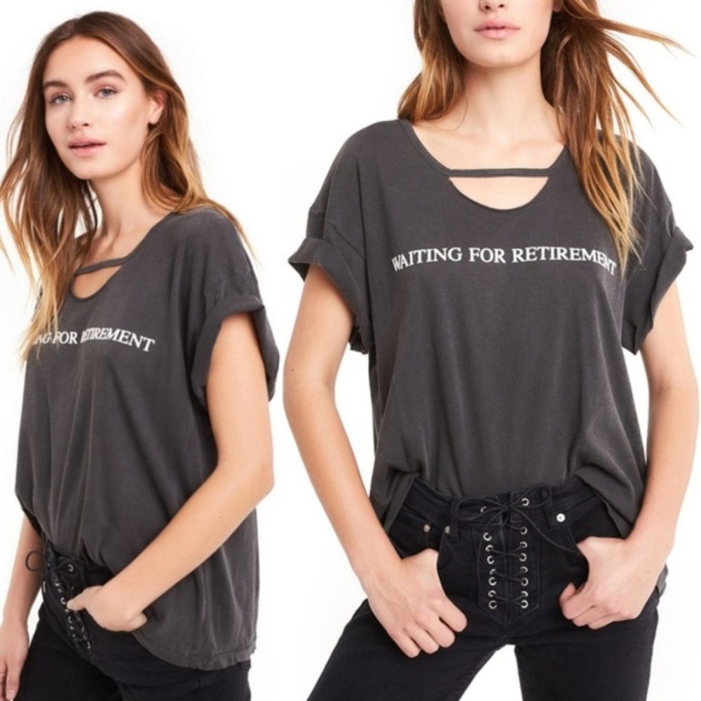 Wildfox waiting for retirement revo tee